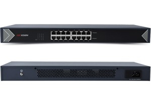 海康威视DS-3E0516-E16口千兆交换机监控交换机非网管网络分线器